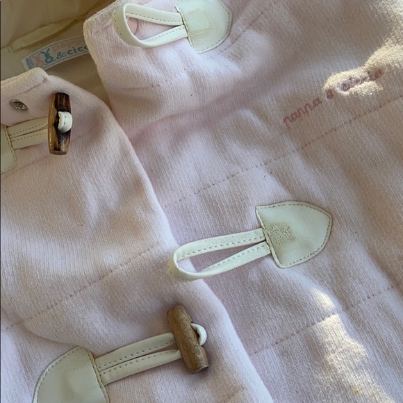 PAPPA & CICCIA P&C Pink toggle coat 24 months - Picture 2 of 6